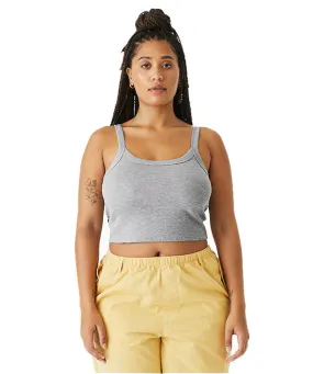 1012BE - Bella   Canvas Ladies Micro Ribbed Scoop Tank Top | Athletic Heather