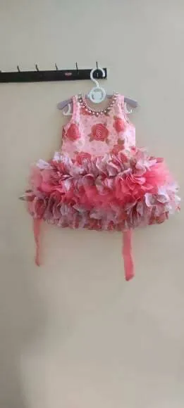 1st Birthday Beautiful Frock/Dress For Baby Girl