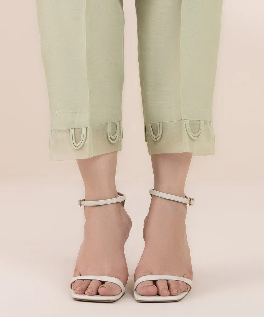 2 Piece - Embellished Silk Suit