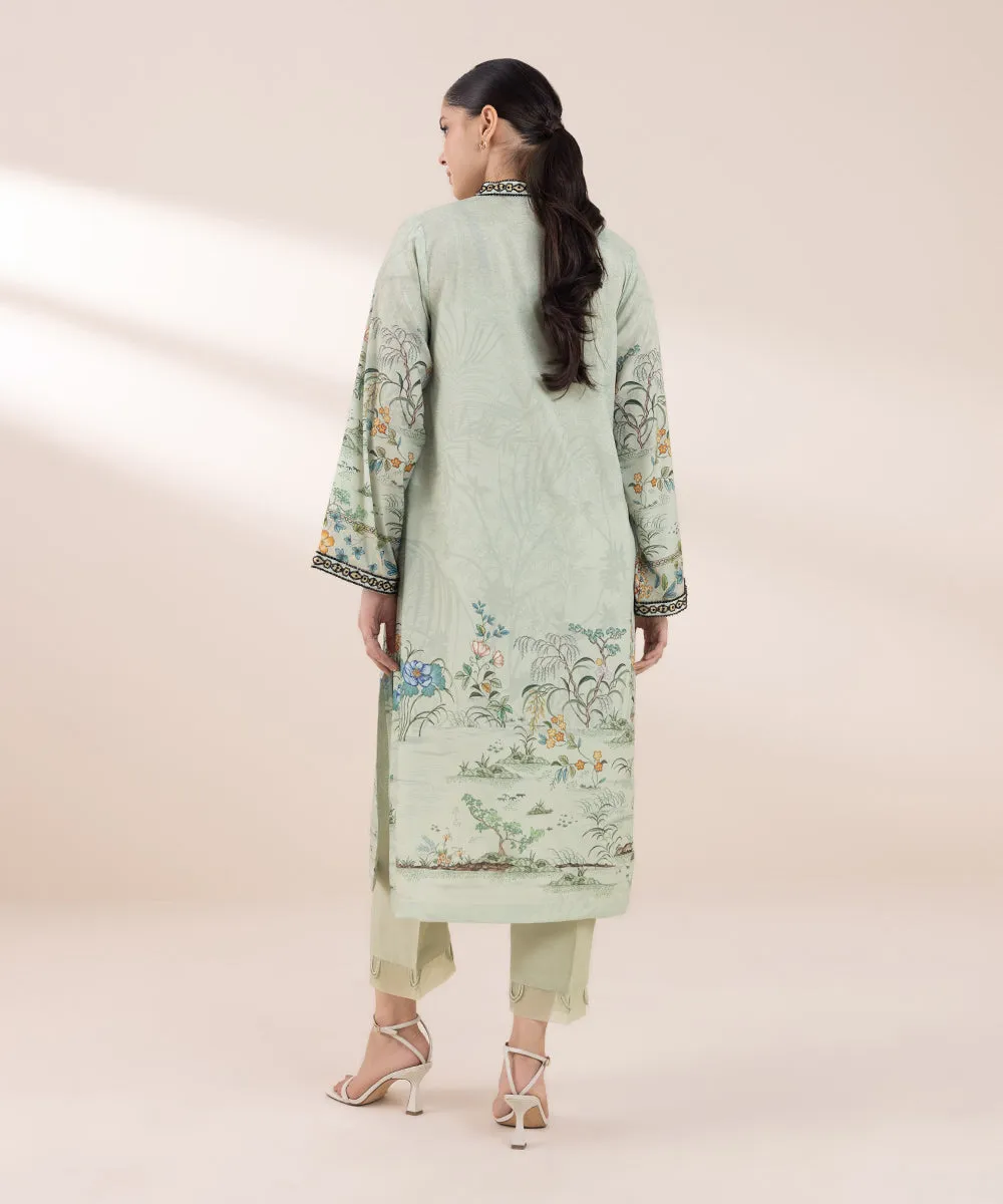 2 Piece - Embellished Silk Suit