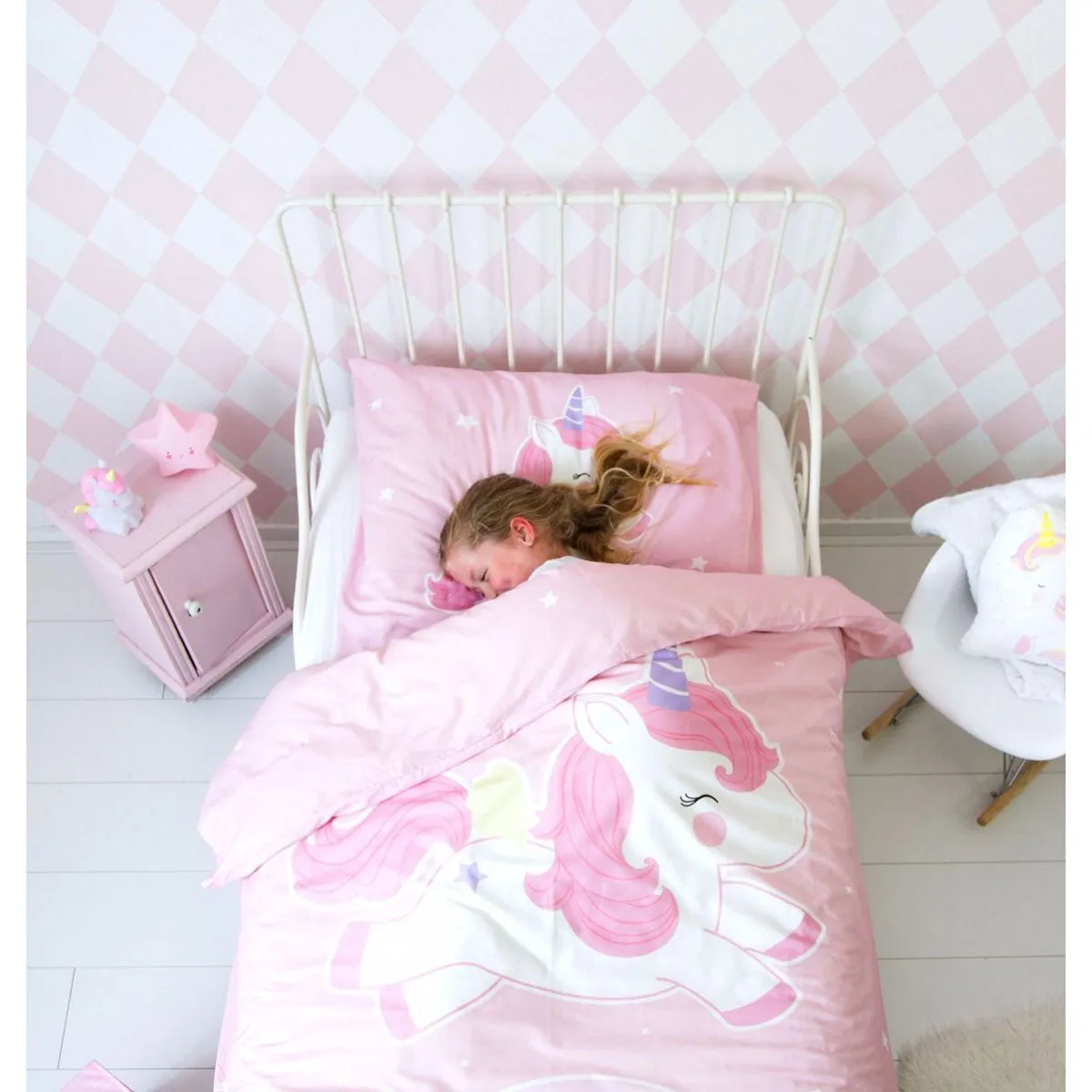 A Little Lovely Company Duvet Cover Unicorn