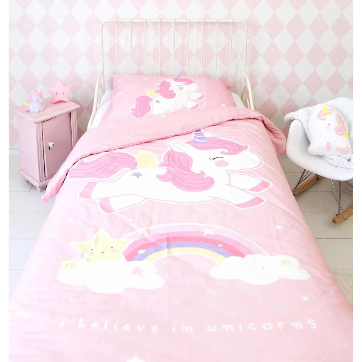 A Little Lovely Company Duvet Cover Unicorn