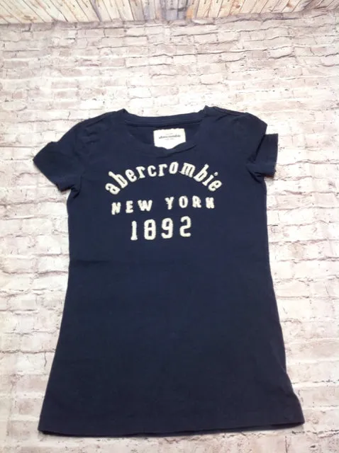 Abercrombie & Fitch Navy Print Top
