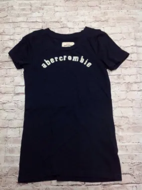 Abercrombie & Fitch Navy Print Top