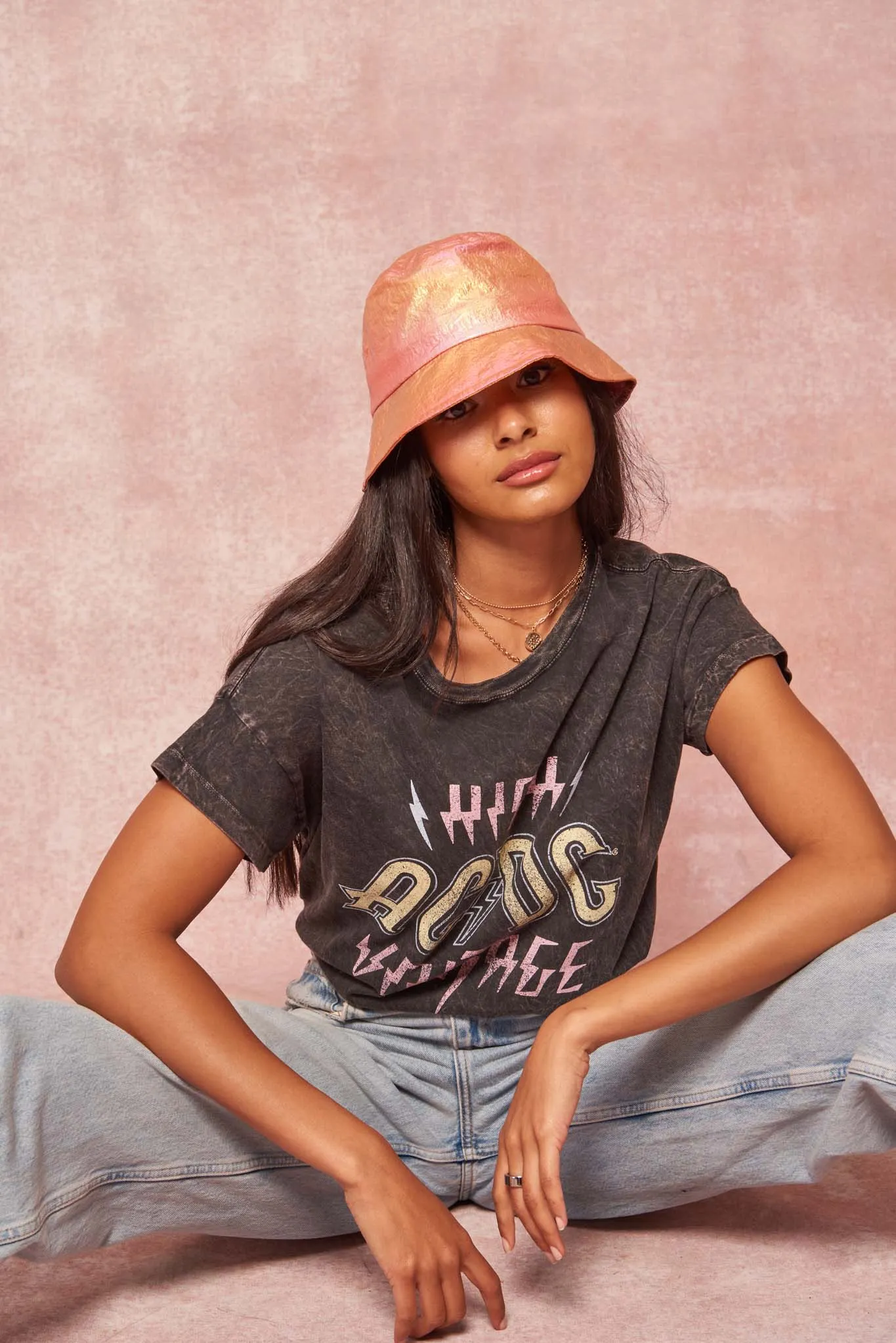AC/DC High Voltage Vintage-Wash Graphic Tee