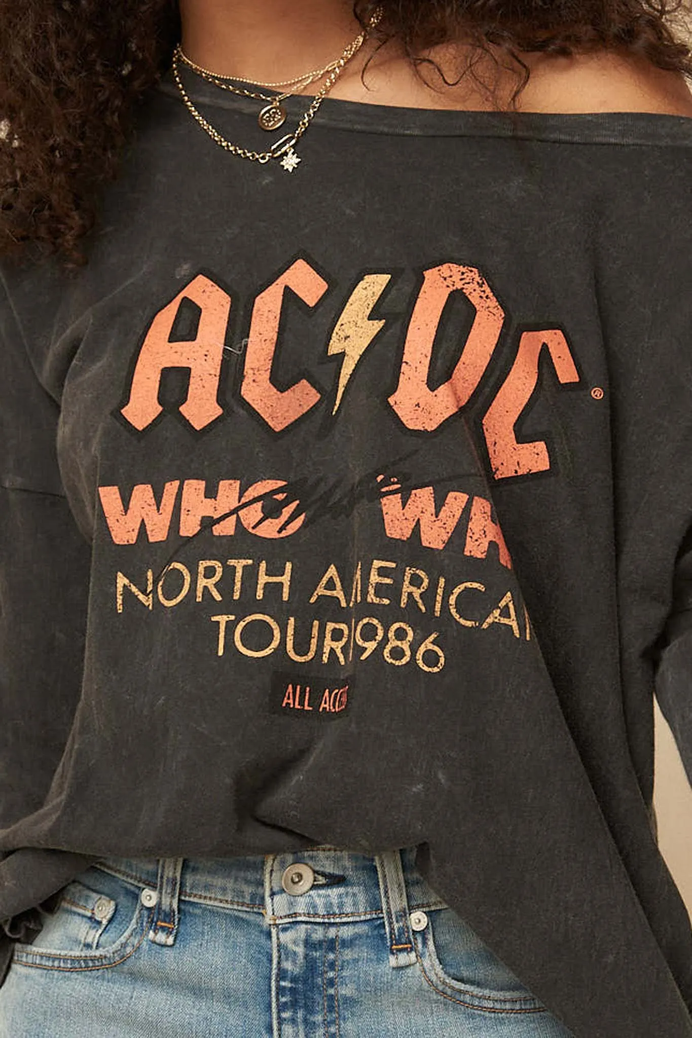 AC/DC Who Made Who Long-Sleeve Graphic Tee