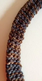 Adah, a knitted necklace pattern
