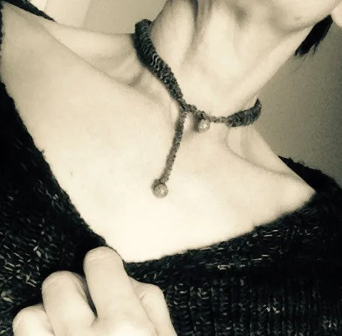 Adah, a knitted necklace pattern