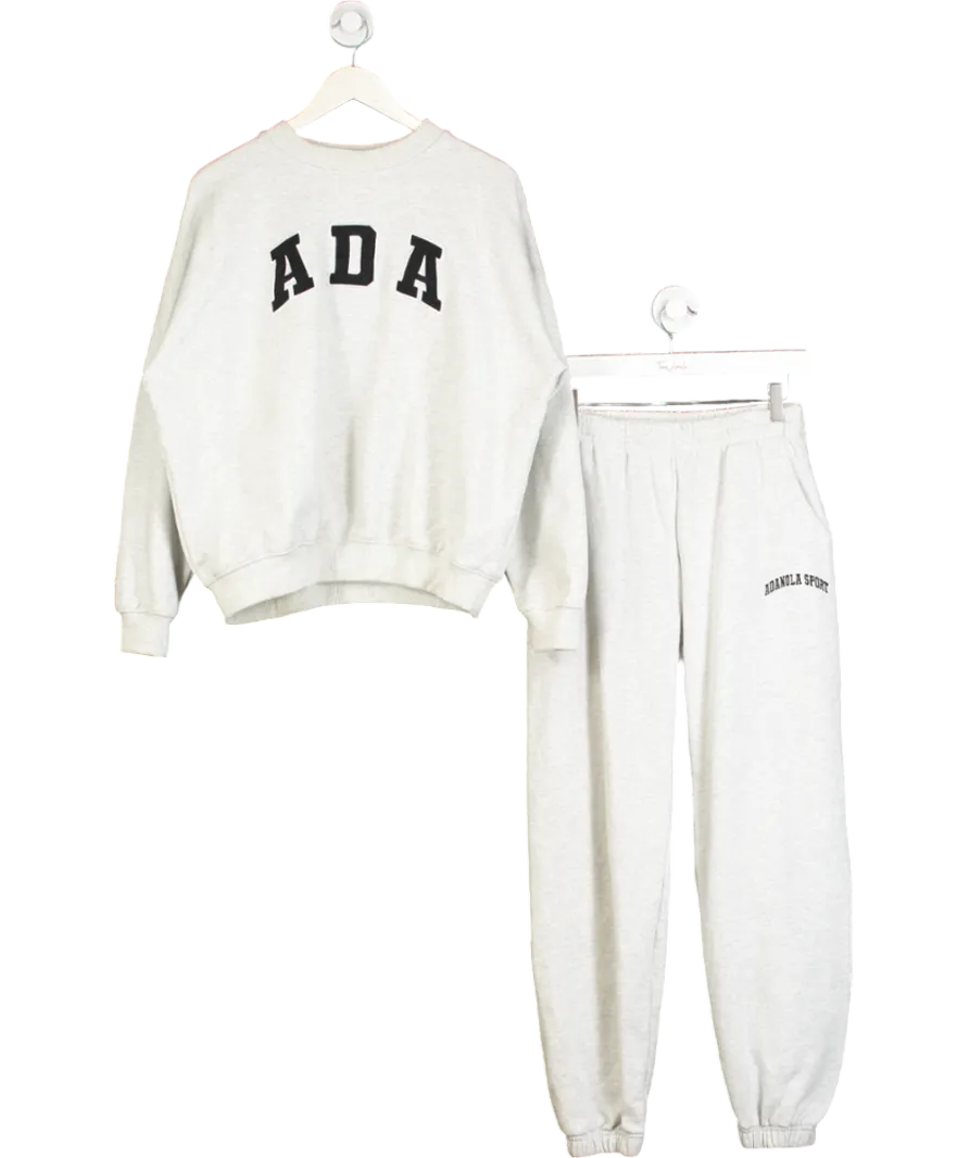 Adanola Ada Grey Marl 2-piece Tracksuit UK S