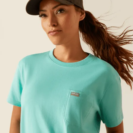 Ariat Women's Rebar Pool Cotton Strong Short Sleeve Tee 10048724