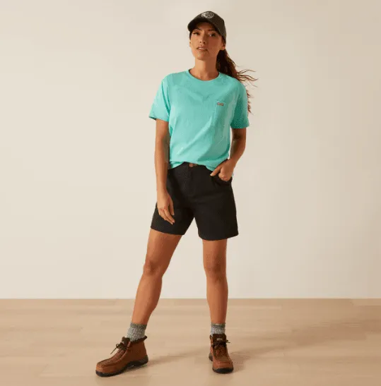 Ariat Women's Rebar Pool Cotton Strong Short Sleeve Tee 10048724