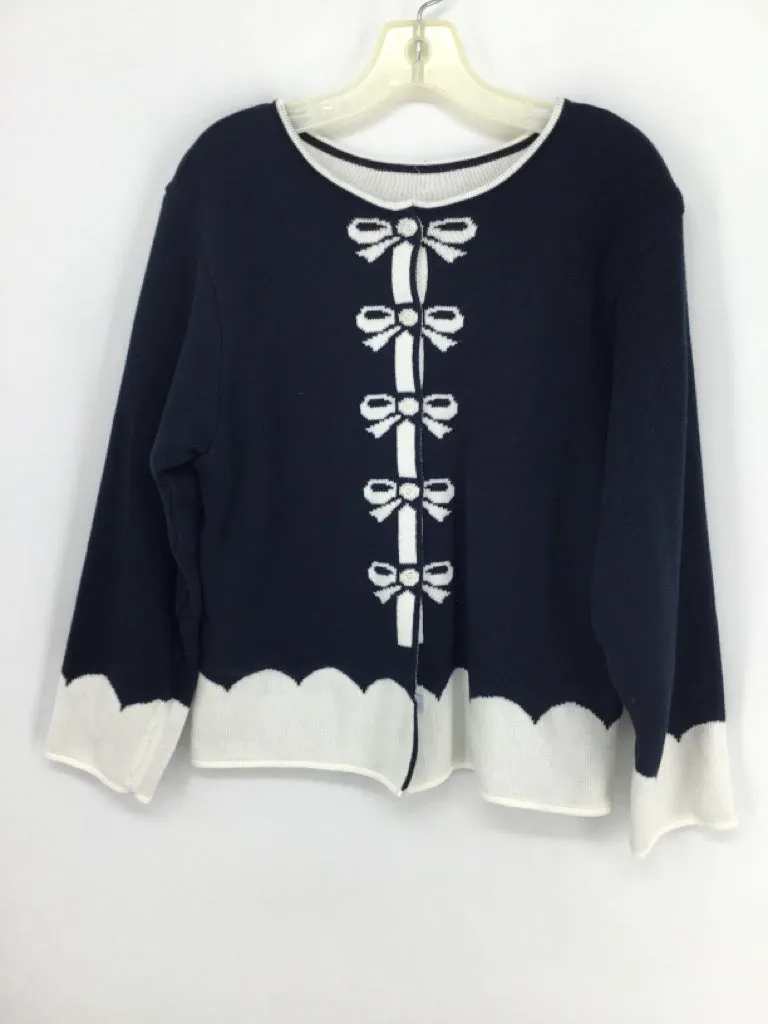 b Bella Bliss Child Size 10 Navy Sweater - girls