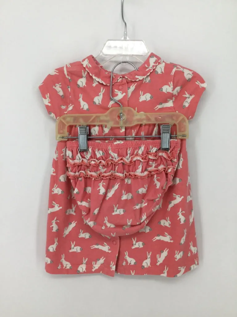 Baby Boden Child Size 6-12 Months Pink Easter Dress