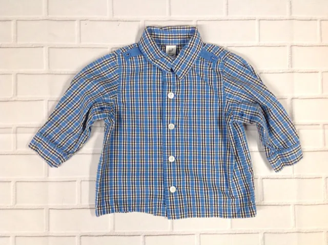 Baby Gap Blue Print Top