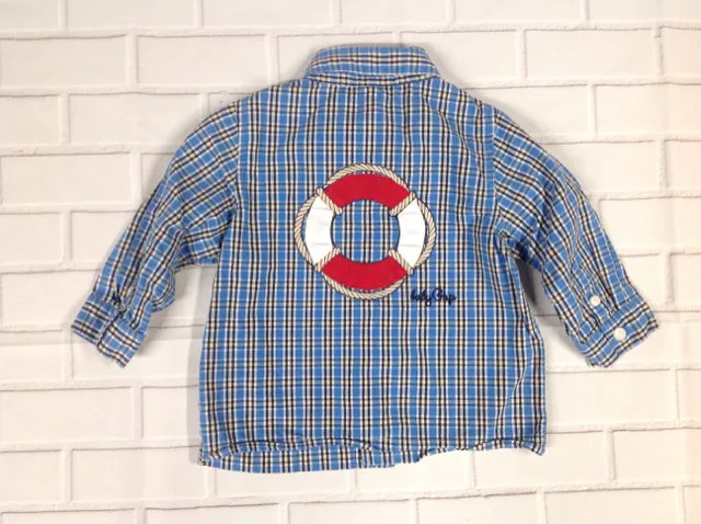 Baby Gap Blue Print Top