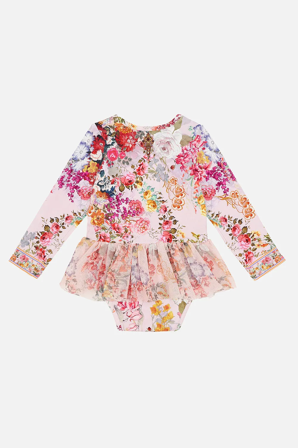 BABY TUTU ROMPER FLOWER CHILD