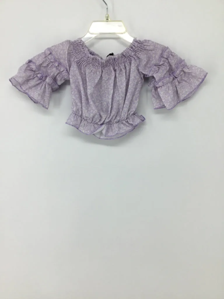 Bailey Bloosoms Child Size 9-12 Months Purple Shirt - girls