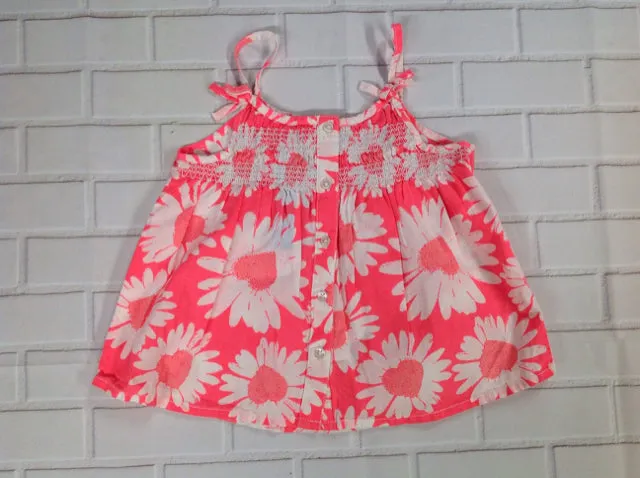 Basic Editions Pink & White Top
