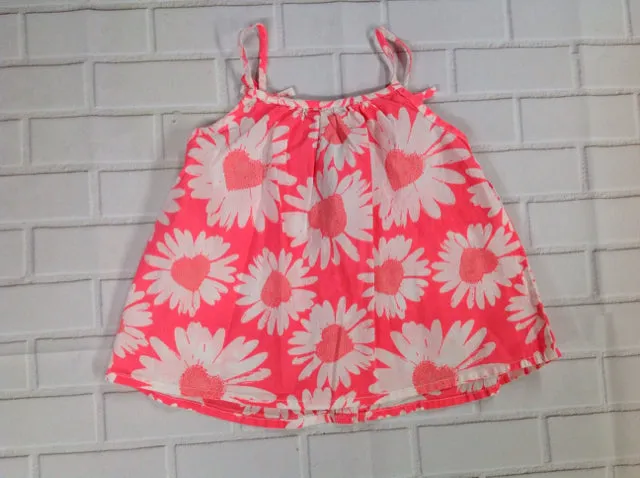 Basic Editions Pink & White Top