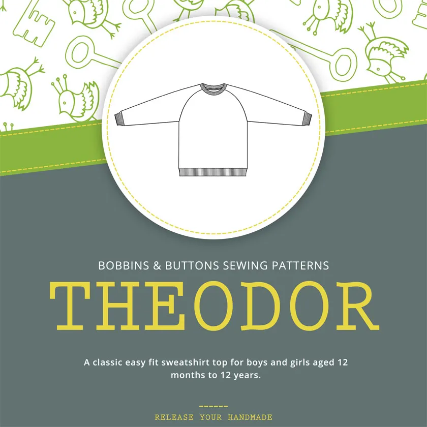 Bobbins and Buttons Child Theodor Sweatshirt