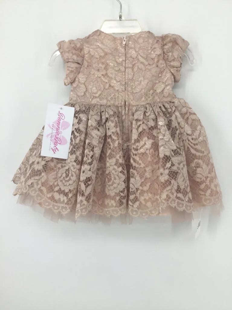 Bonnie Baby Child Size 6-9 Months Pink Dress - girls