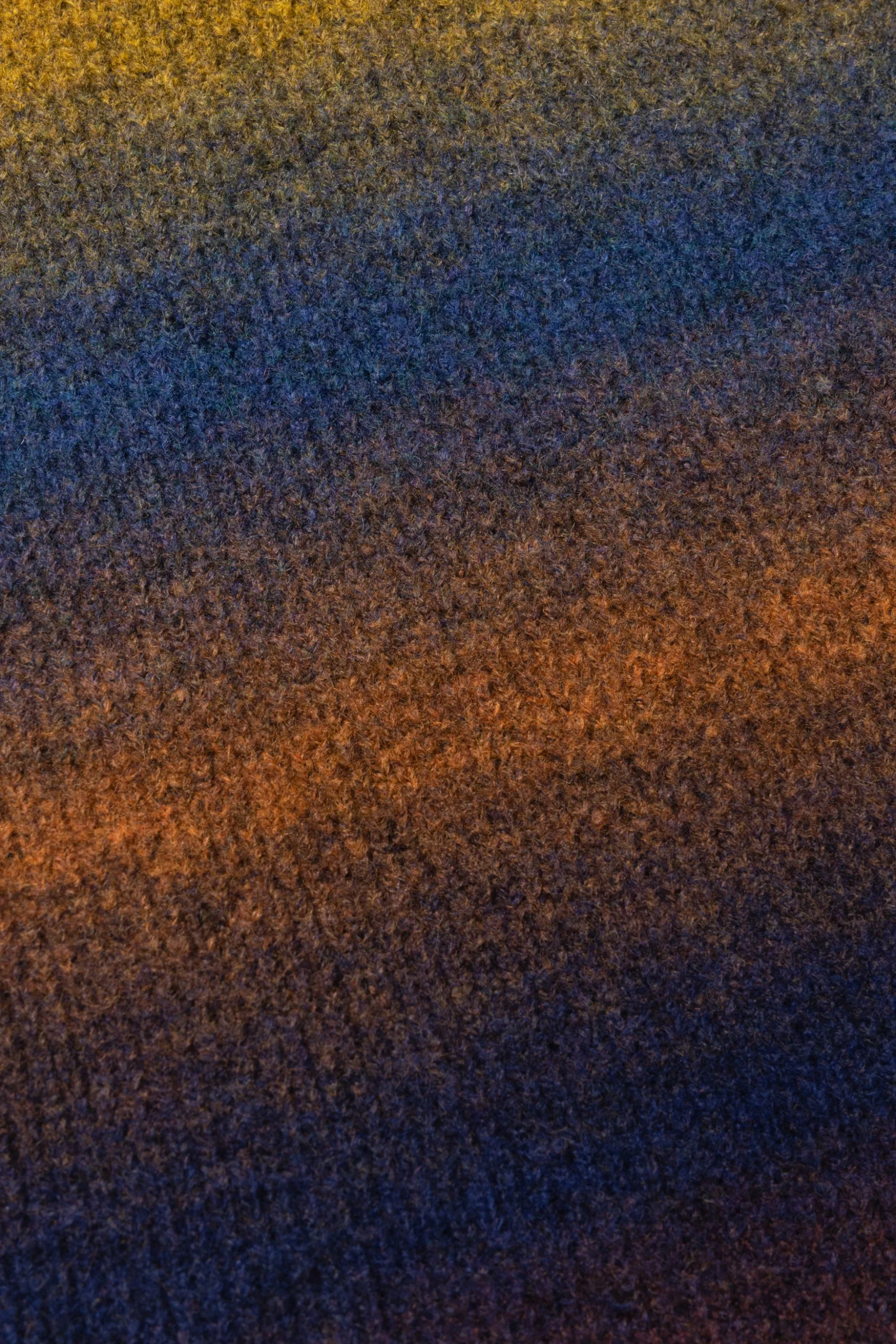 Boucle Space Dye Holey Knit Dress