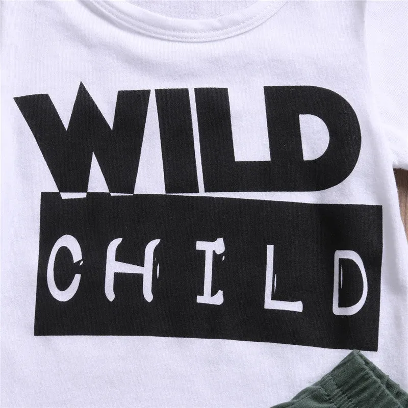 Boys Wild Child Street Rock T-shirt   Harem Pants
