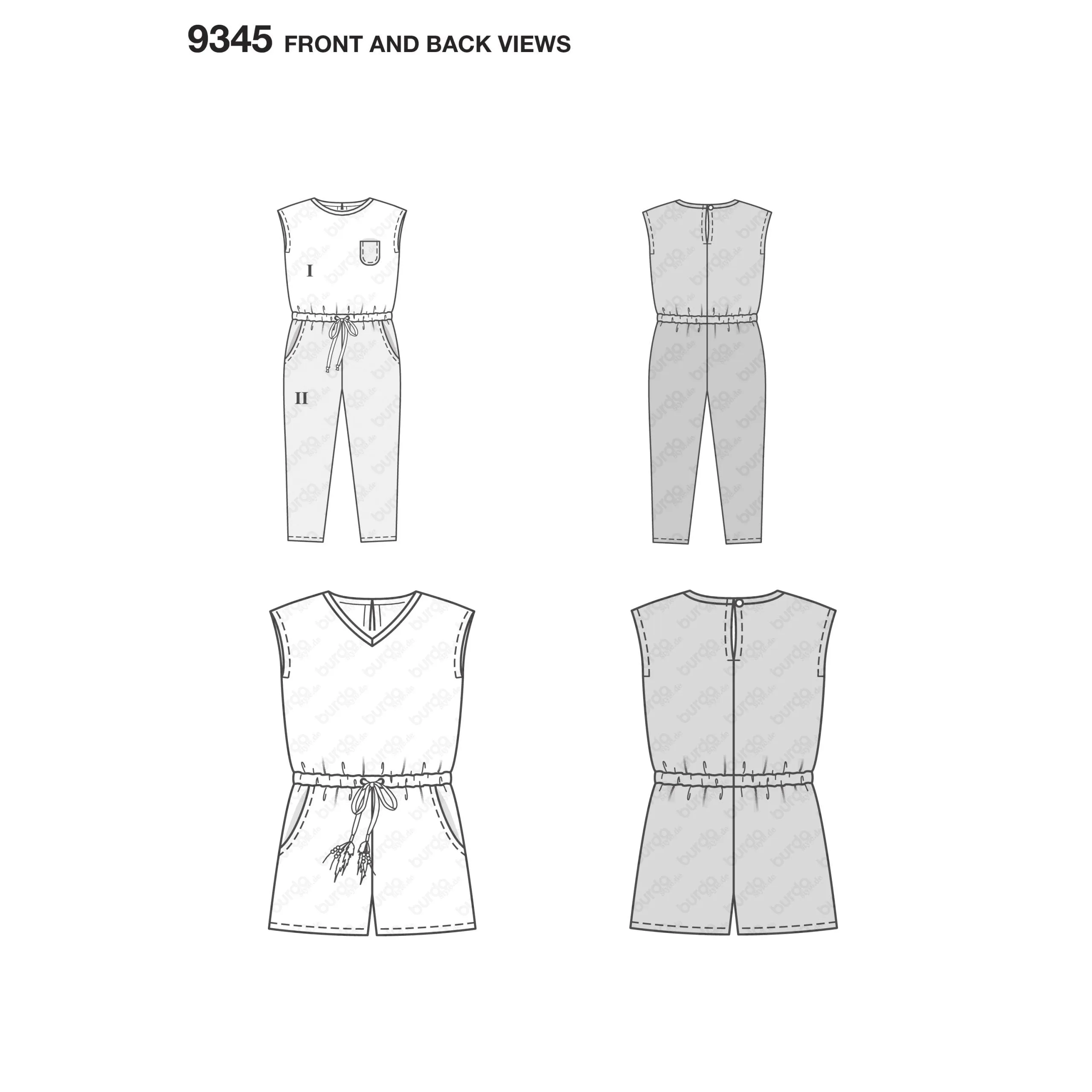 Burda Child/Teen Jumpsuit 9345