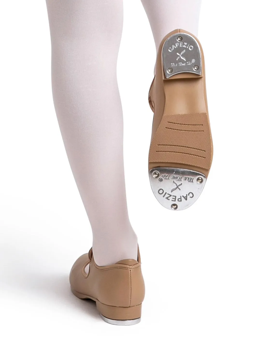 CAPEZIO 356C CARAMEL SHUFFLE TAP SHOE