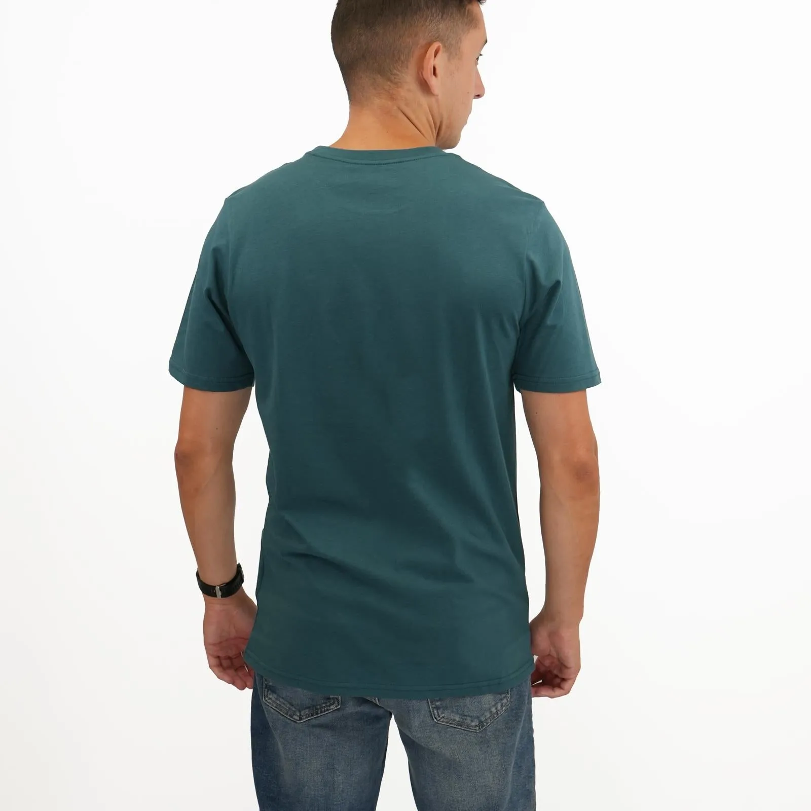 Mens Carhartt WIP T-Shirt in Gummy Bear Print - Petrol Green