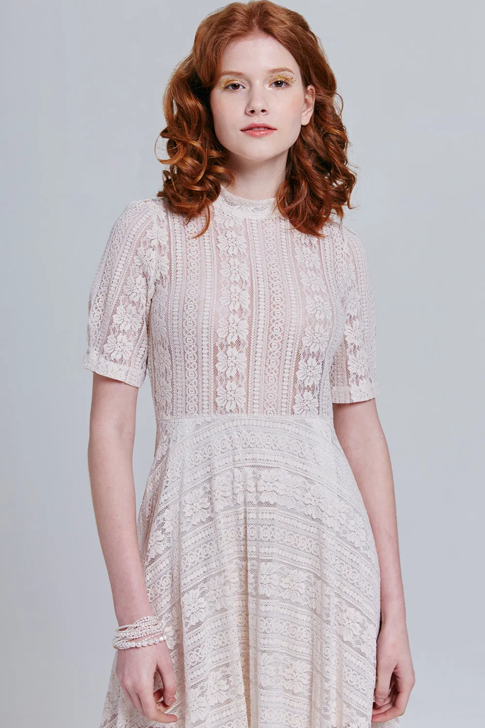 Charlee Sheer Lace Dress