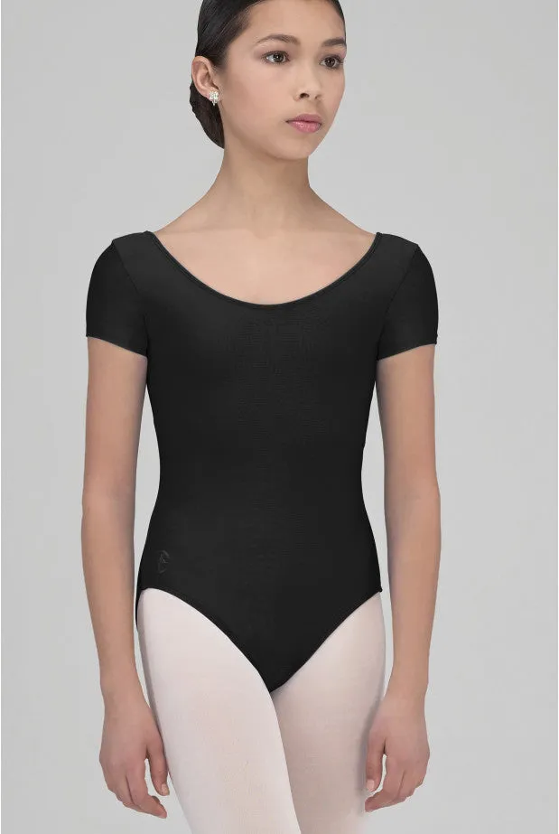 Coralie Child Short Sleeve Leotard*