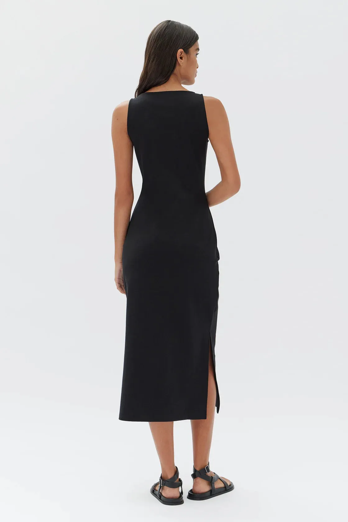 Cybil Bateau Dress Black
