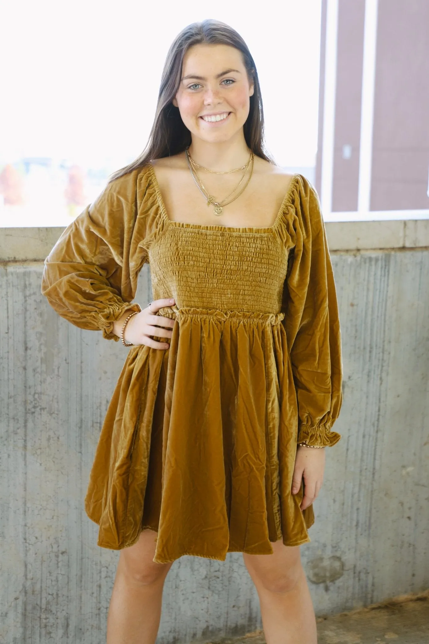 Daphne Velvet Dress