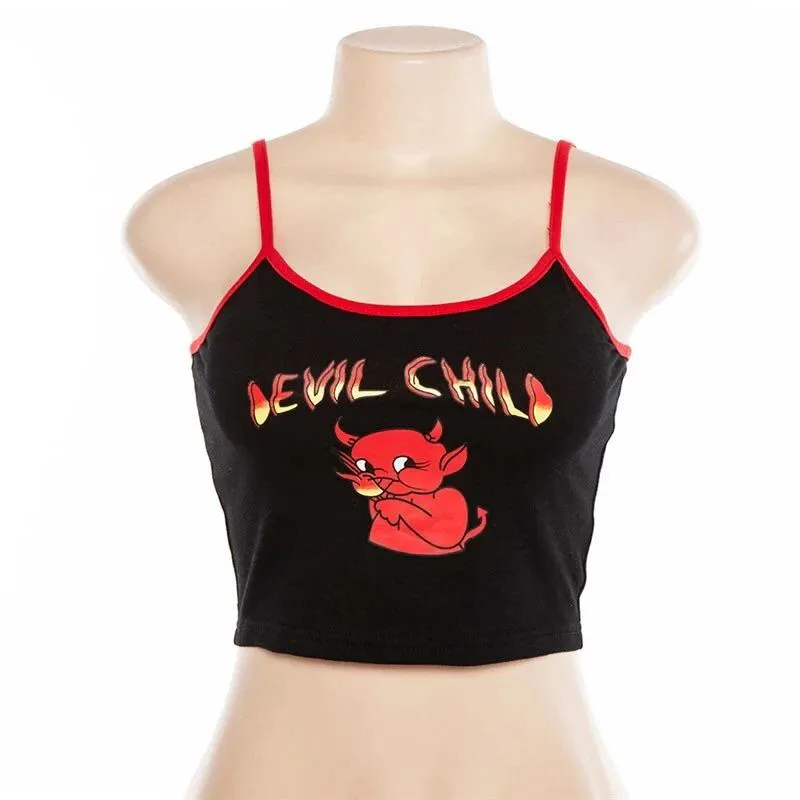 DEVIL CHILD CROP TOP