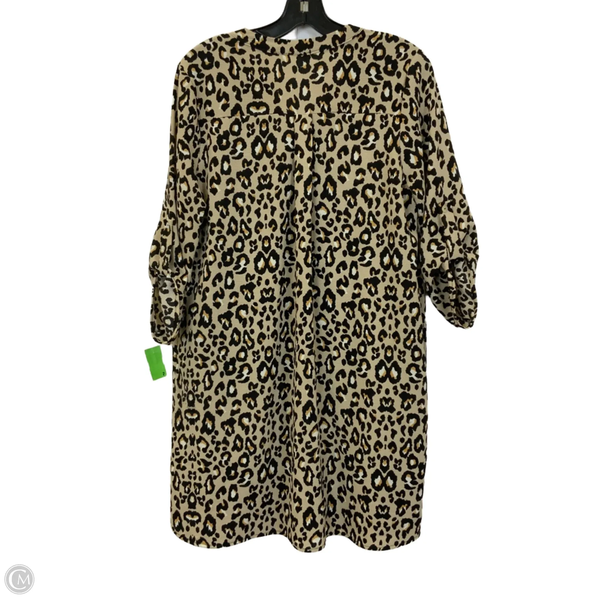 Dress Casual Short By Entro In Animal Print, Size: M