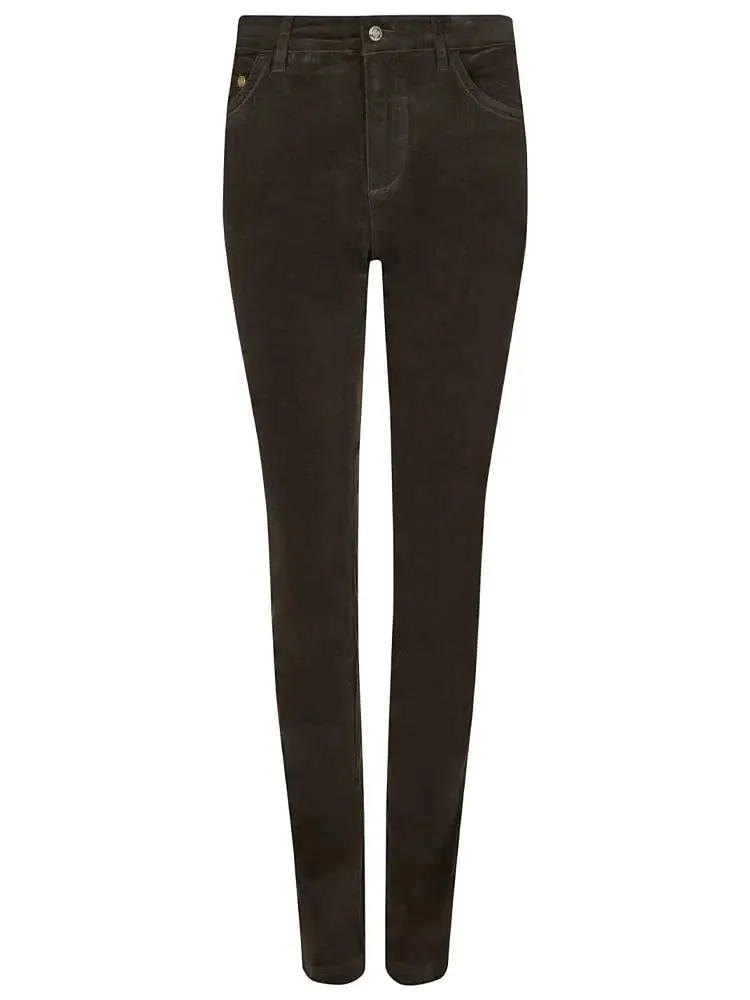 DUBARRY Honeysuckle Ladies Skinny Pincord Jeans - Bourbon