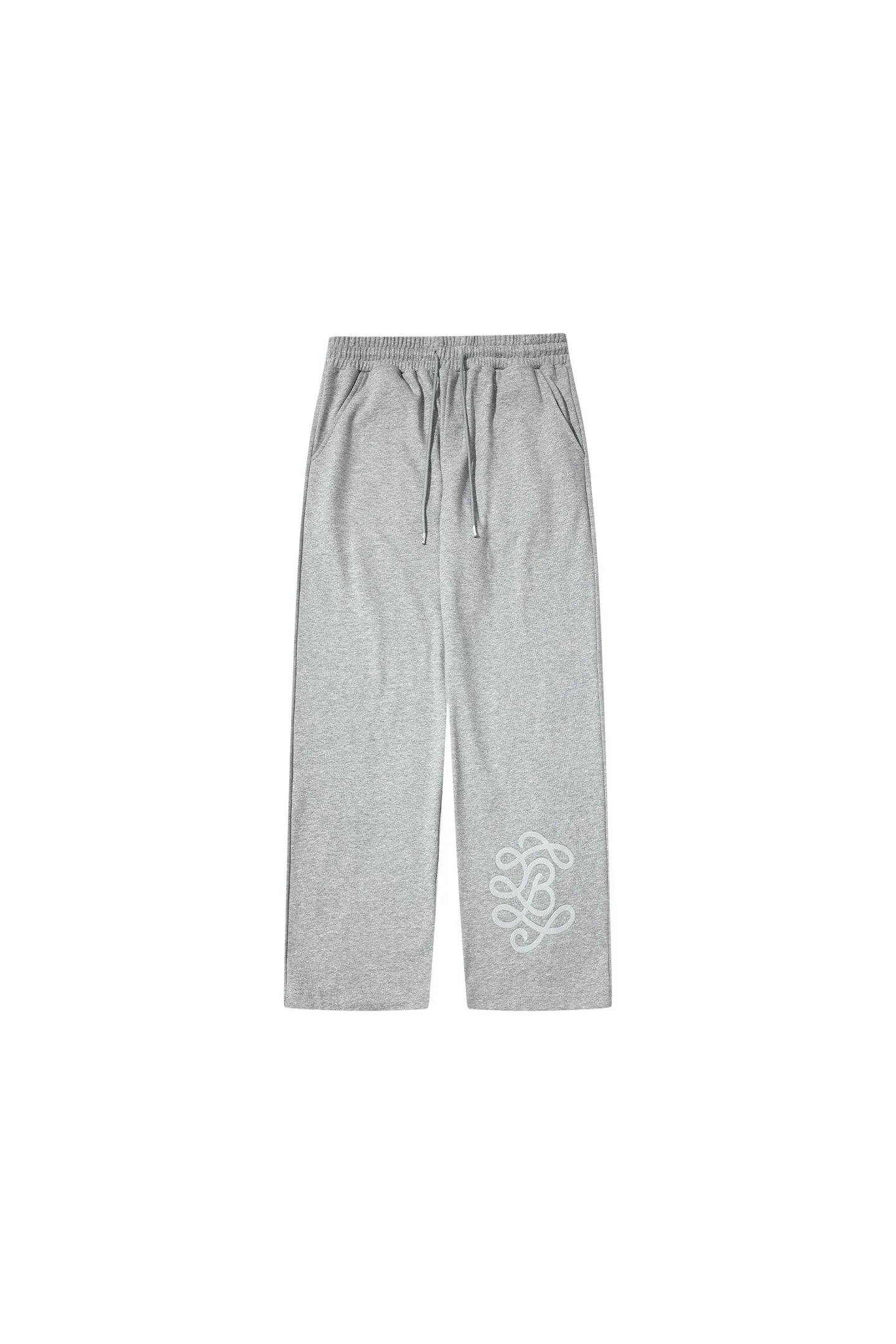 Embroidered Solid Color Sweatpants