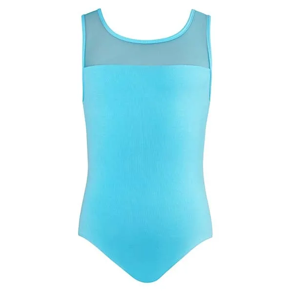Energetiks Abby Mesh Leotard | Turquoise | Child