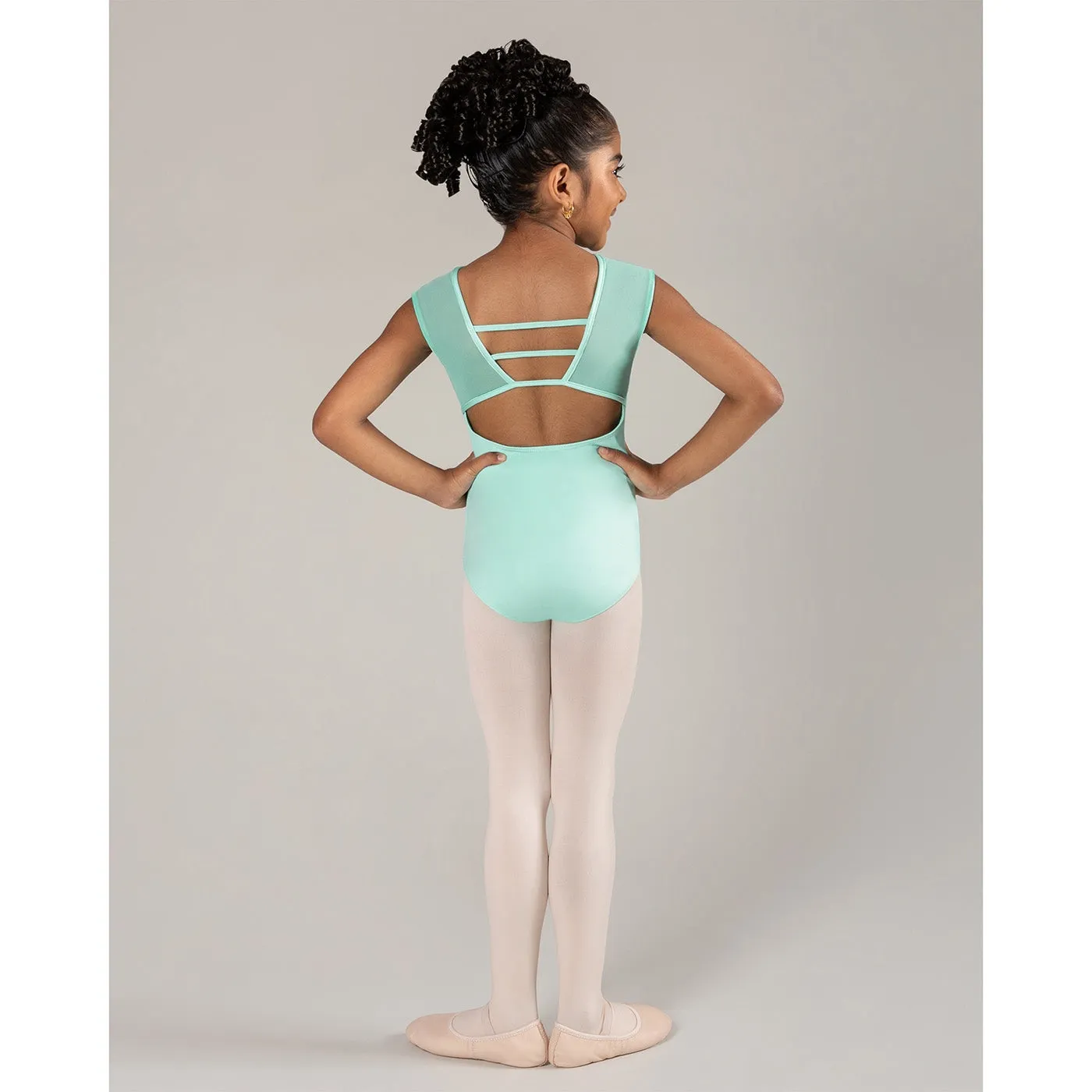 Energetiks Estella Mesh Leotard | Mint | Child