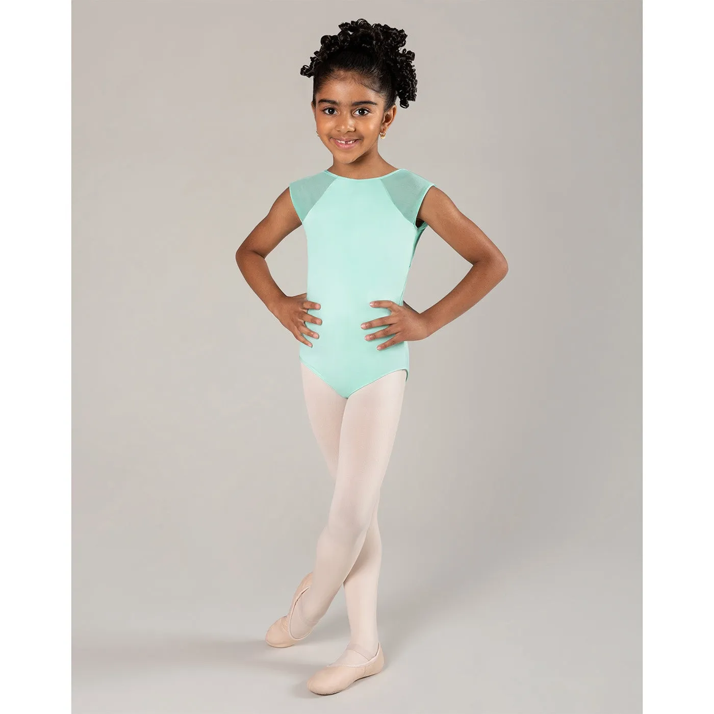 Energetiks Estella Mesh Leotard | Mint | Child