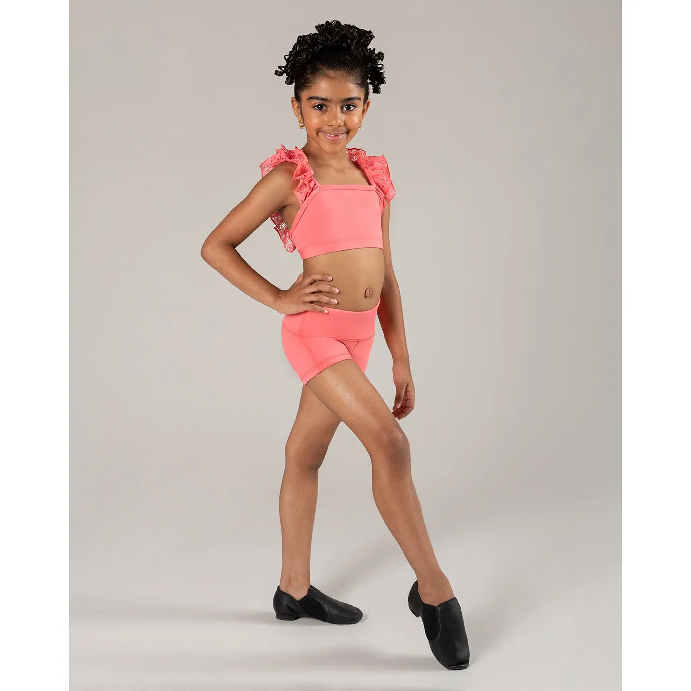 Energetiks Ruby Crop | Coral (Child)
