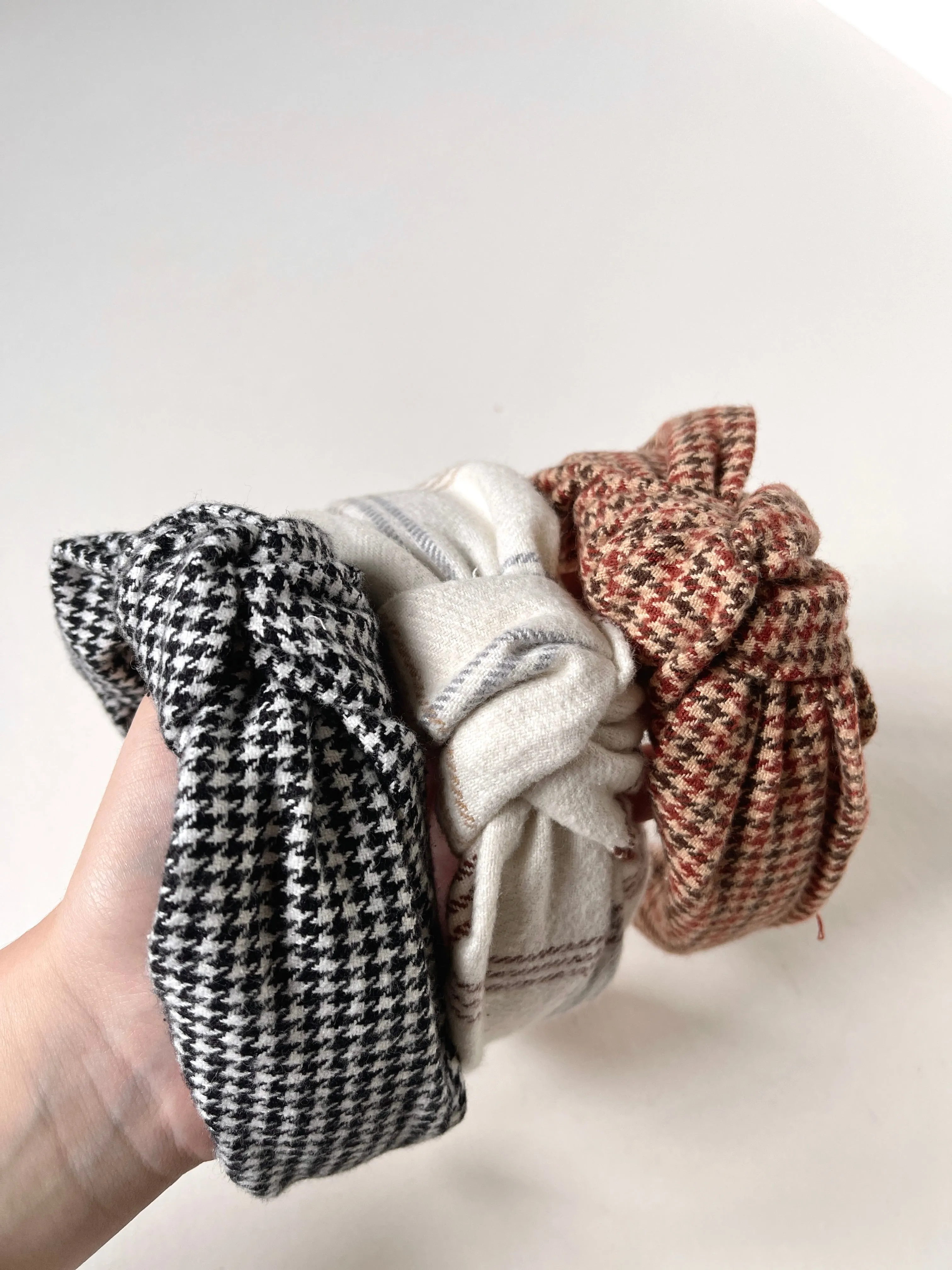 Fall Prep Set | Knot Headband and Knot Scrunchie | Sophisticated Luxury Accessories | Hand Tied and Made to Order
