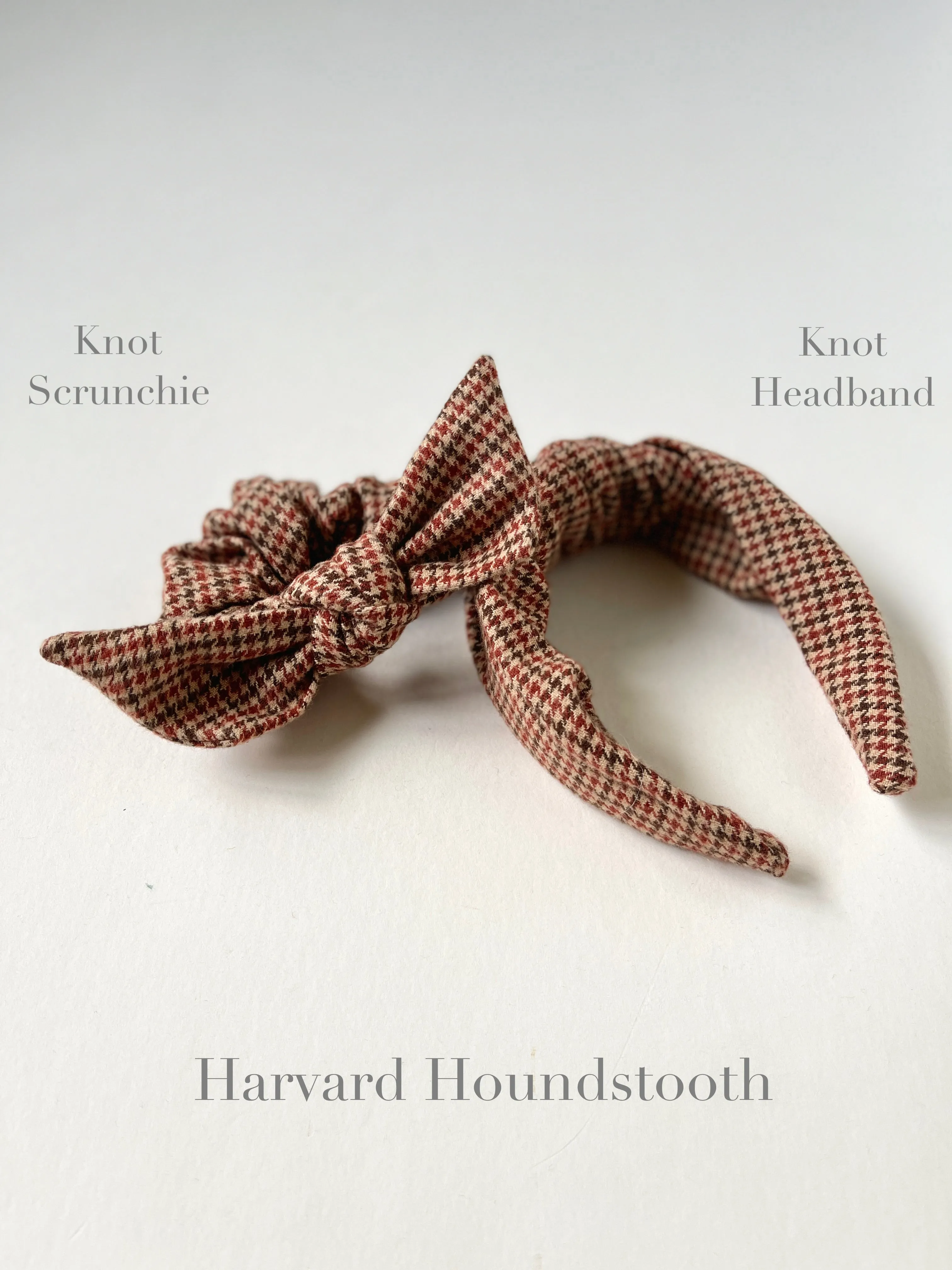 Fall Prep Set | Knot Headband and Knot Scrunchie | Sophisticated Luxury Accessories | Hand Tied and Made to Order
