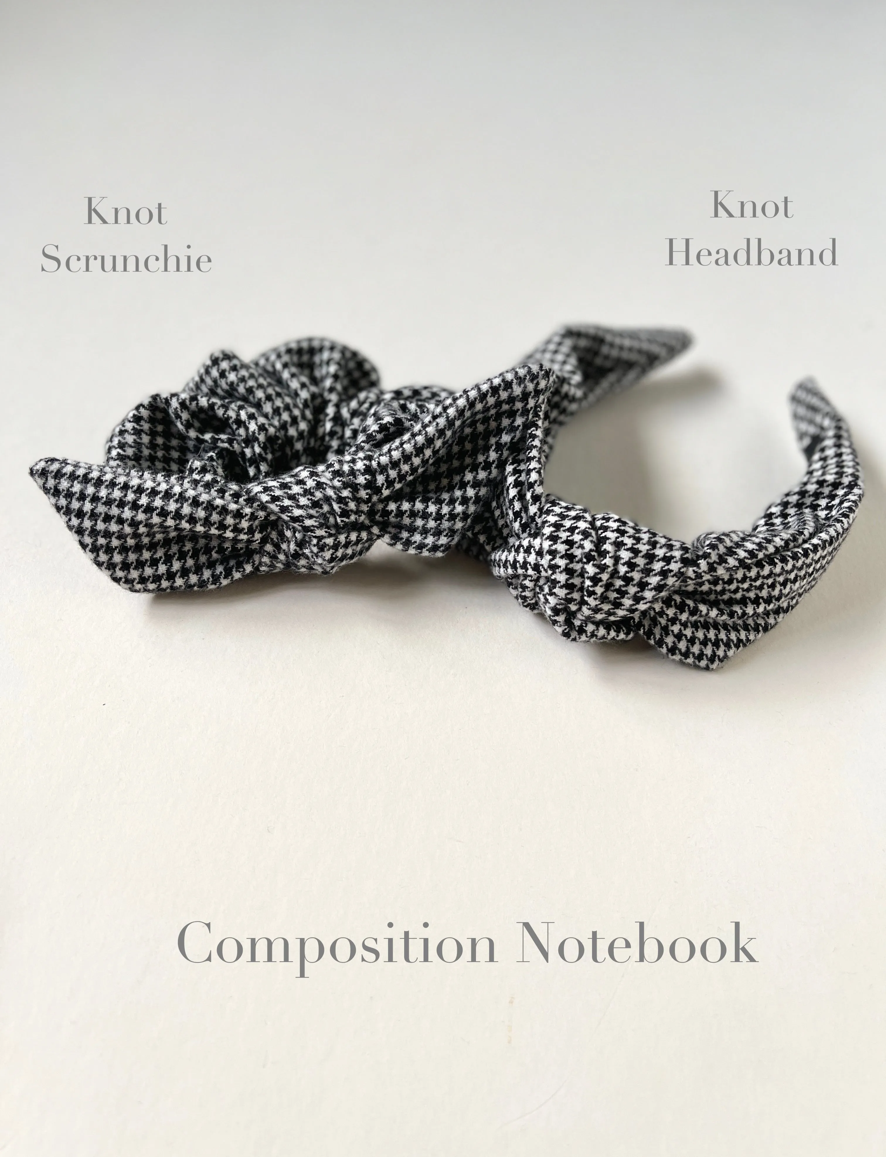 Fall Prep Set | Knot Headband and Knot Scrunchie | Sophisticated Luxury Accessories | Hand Tied and Made to Order