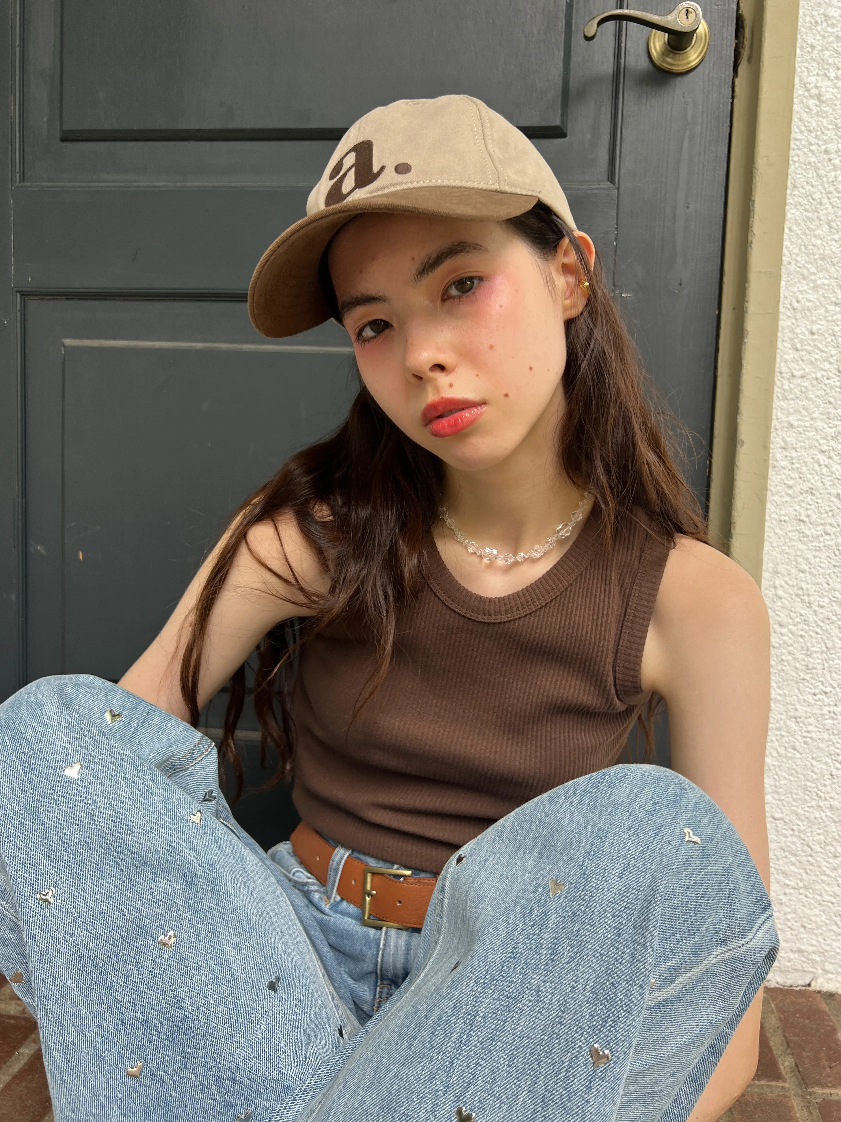 Heart Studs Jeans
