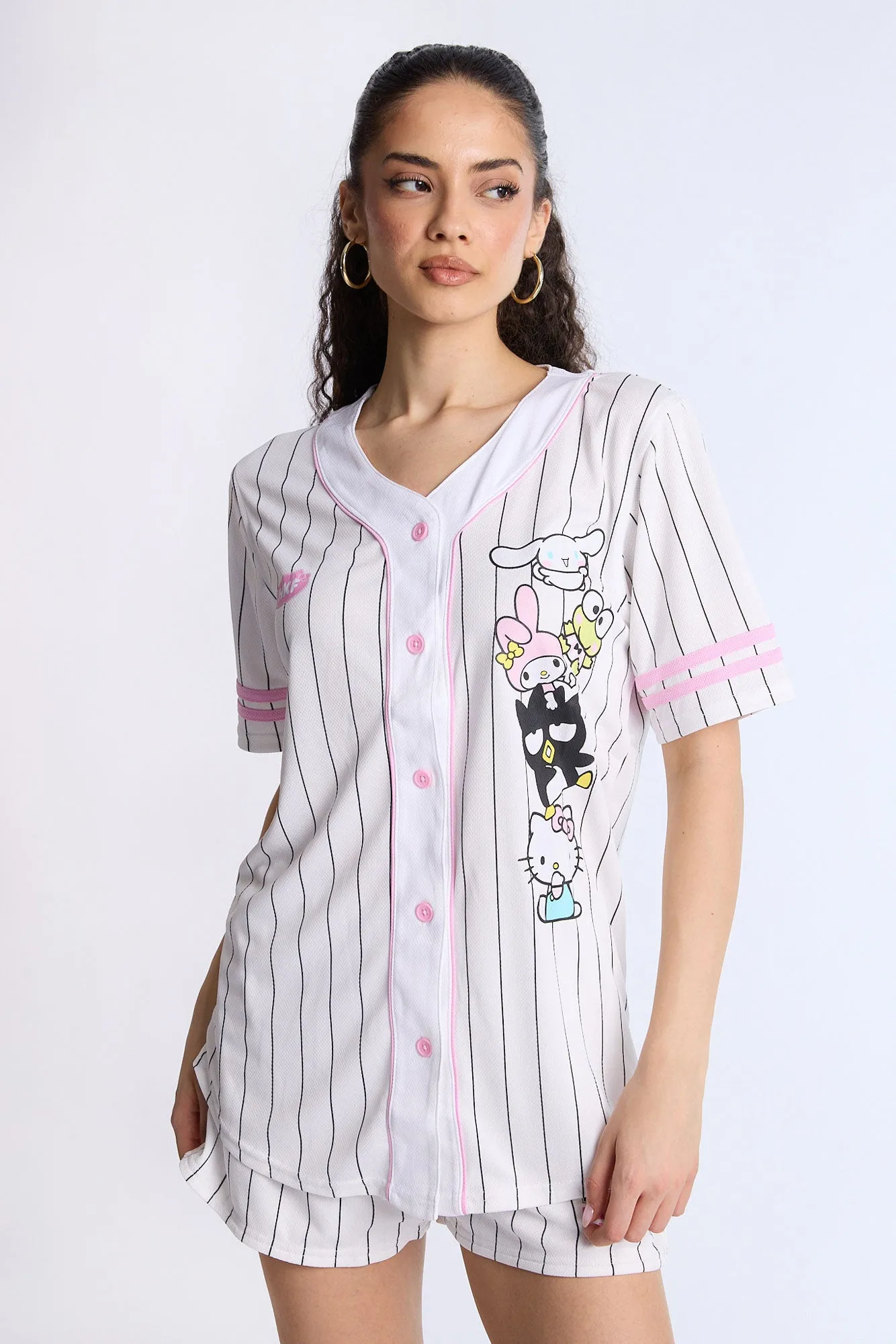 Hello Kitty And Friends Mesh Baseball Jersey