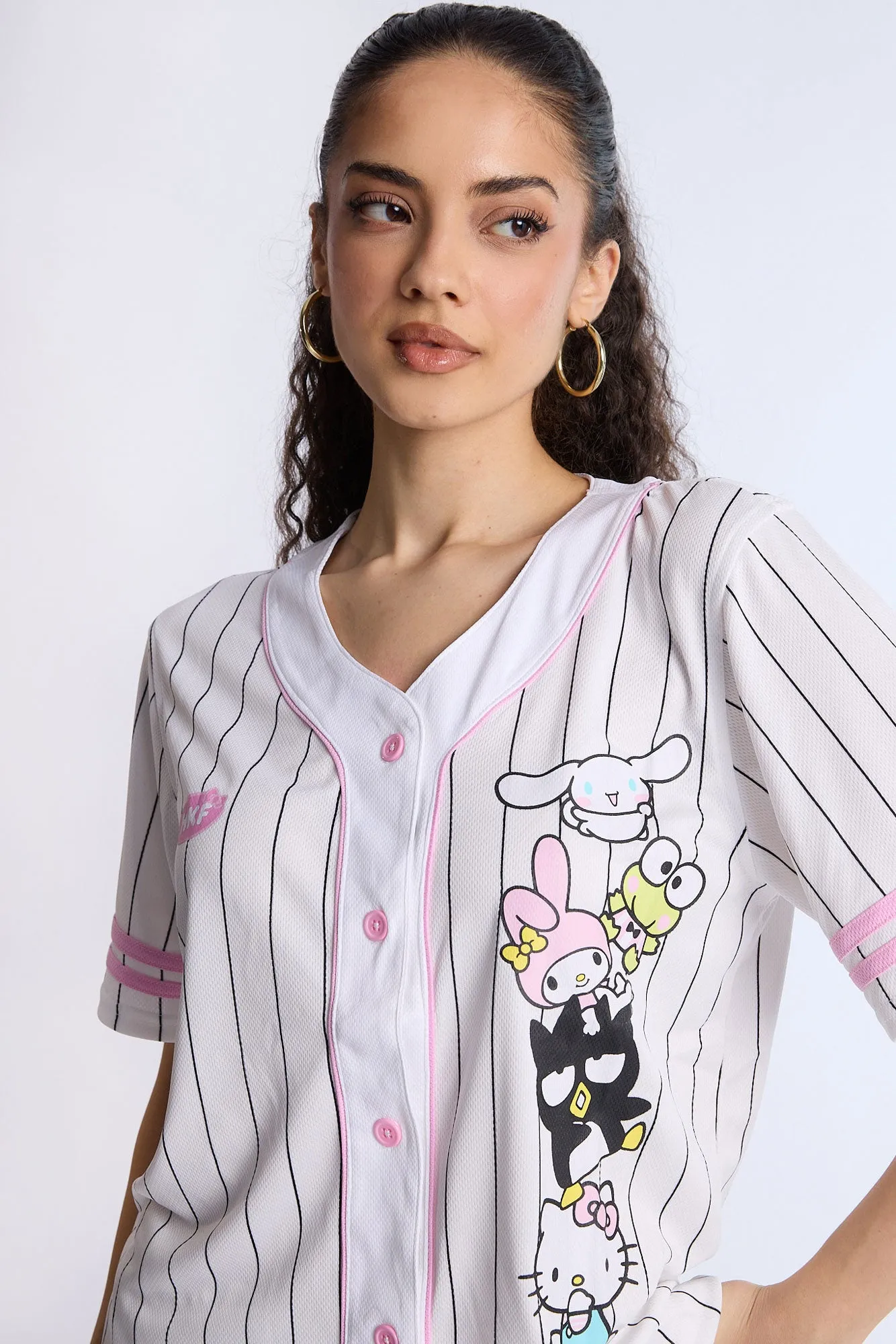 Hello Kitty And Friends Mesh Baseball Jersey
