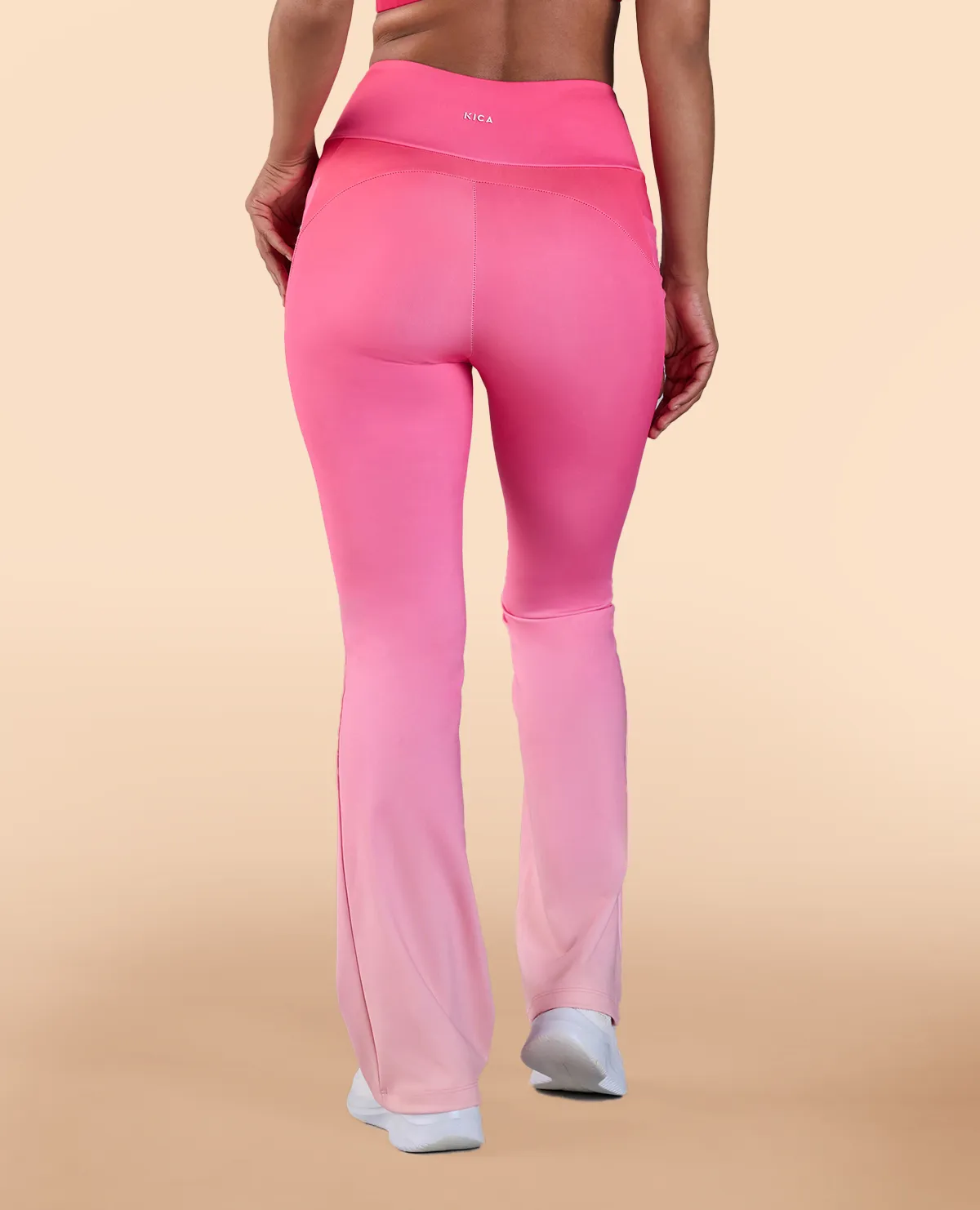 High-Rise Ombre Flare Pants in Second SKN
