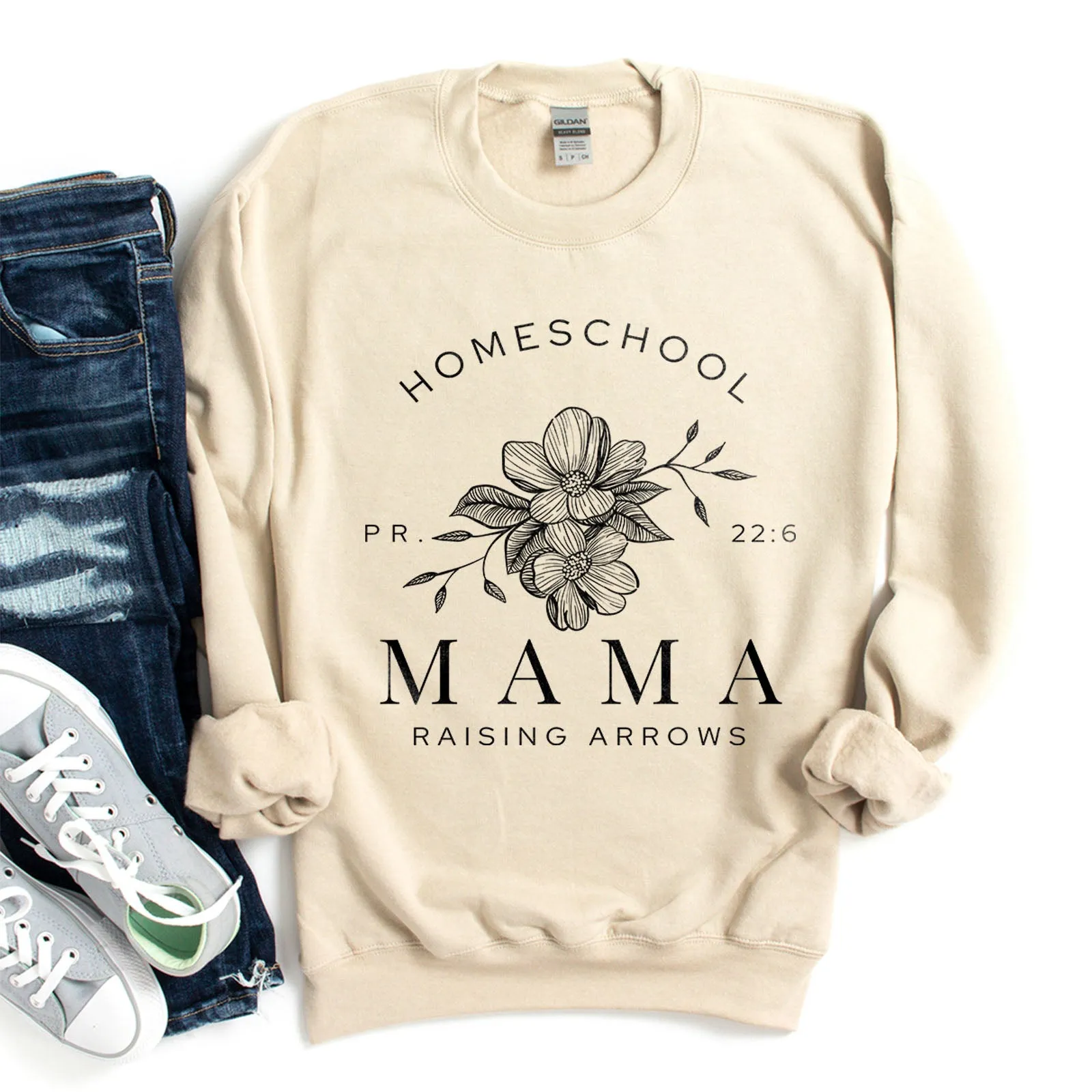 Homeschool Mama Raising Arrows Sweatshirt